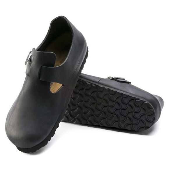 Birkenstock London Black Leather Shoes - Picture 2 of 13